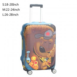Moda walizka podróżna ochronna pokrywa dla 18-28 cal, wózek akcesoria bagażowe skrzynki pokrywa, osłona przeciwpyłowa, akcesoria