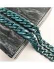 120cm DIY moda kolorowe odpinany akrylowy łańcuch uchwyt ryby kości pasek z tworzywa sztucznego torby na ramię akcesoria do włos