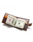 CONTACT'S skóra bydlęca pieniądze klip mężczyźni portfel na karty cienkie pieniądze zacisk do 10 kart mężczyzna bifold etui na k