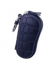 Brelok z prawdziwej skóry uchwyt organizator portfel samochód Automobie etui na klucze mężczyźni kobiety gospodyni klucze torba 
