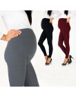 2019 gorąca sprzedaż regulowany duży rozmiar legginsy nowe spodnie ciążowe legginsy kobiet w ciąży cienkie miękkie spodnie baweł