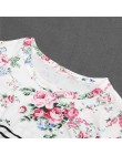 2019 lato kobiety karmienie piersią ubrania w paski kwiatowy z krótkim rękawem pielęgniarstwo koszulka Top odzież ciążowa kobiet