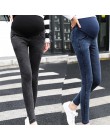 Macierzyństwo ciąża spodnie skinny fit spodnie jeansowe elastyczne kobiet w ciąży to, że stopy do podnoszenia brzucha spodnie st