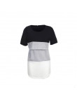 Kobiety odzież ciążowa odzież ciążowa karmienie piersią koszulka do karmienia bluzki w paski koszulka z krótkim rękawem
