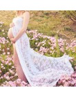 Gorąca sprzedaż macierzyński fotografia rekwizyty koronki rozciągliwa ciąża długa sukienka ciążowa dla sesji zdjęciowej Maxi suk