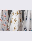Bawełny muślinu Dziecko Swaddles Dla Noworodka Koce Black & White Gaza Ręcznik kąpielowy
