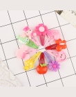 20/10 SZTUK Mix Kolorów Style Flower Cartoon Spinki Piękne Dzieci Dziewczyny 3 cm Multicolor Klips Do Włosów Pasmo Włosów akceso