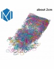 M MISM 2000 sztuk Jednorazowe Kolorowe Elastyczne Pasma Włosów Bezel Dla Dzieci Dziewczyna Akcesoria Do Włosów Scrunchy Gum Dla 