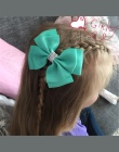 Handmade ribbon boutique klipy barrettes dziewczyna kobiety shining bling hair bows z klip spinki do włosów dla dzieci dziewczyn