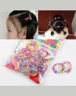 1 Pack Little Girl Akcesoria Do Włosów Słodkie Cukierkowe Kolory Elastyczna Gumka Do Włosów Wysokiej Jakości Dzieciak Krawaty Ku