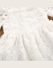 ARLONEET Maluch Niemowląt Baby Girl Floral Krótki Rękaw Koronki Księżniczka Suknia Stroje Dropshipping Mar14