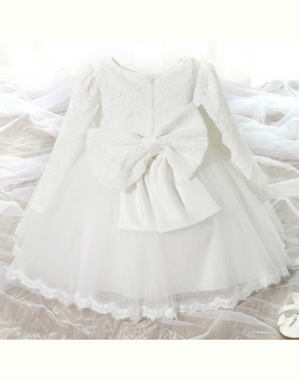 Wysoka Jakość Baby Girl Dress Chrzest Sukienka dla Dziewczynki Dziecięce 1 Rok Sukienka Sukienka Urodziny dla Dziewczyny Chirste