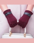 Kobiety mody Bowknot Ciepłe Zimowe Rękawiczki Rękawiczki zimowe rękawiczki rękawiczki kobiety jazdy rękawice guantes luvas de in