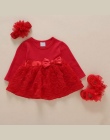 Lato New Born Baby Dziewczyny ubrania Róży kwiat sukienka 1-2years Party Dress Buty Zestaw Odzież Dla Dzieci Sukienki dla Dziewc