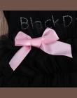 Śliczne Dzieci Noworodka Infantil Dziewczynek Łuk Haftowane Little Black Dress Fashion List Romper Kombinezon