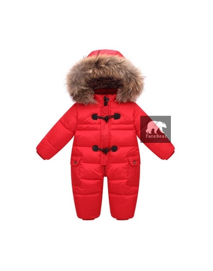 Przeznaczony do Rosyjski zima dziecko snowsuit, 90% kaczki dół kurtki dla dziewczynek płaszcze Zimowe Park dla chłopiec niemowlą