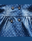 BibiCola Dzieci odzież dżinsowa płaszcz dla dziewczynek kurtki jesień i wiosna znosić ubrania dla dzieci baby girl top stroje