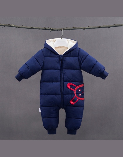 -30 stopni Nowy Jesień Zima płaszcz nosić Dziecko Noworodek Snowsuit Fotografia Chłopiec Ciepłe Romper Dół Bawełna Dziewczyny ub