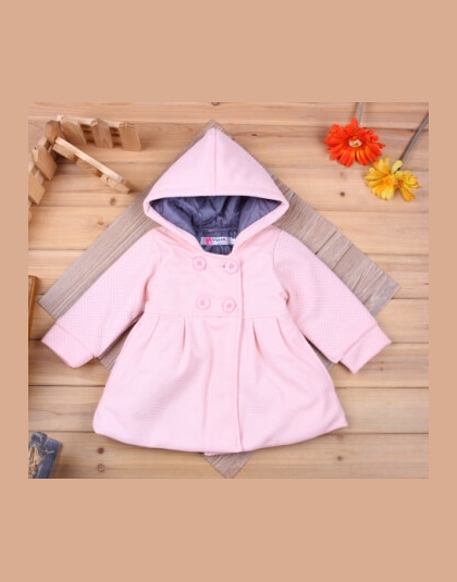 SY013 Darmowa wysyłka nowa dziewczynka płaszcz czysty różowy ciepła zima znosić trench moda dla dzieci odzież dla dzieci hurt de