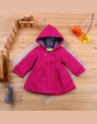 SY013 Darmowa wysyłka nowa dziewczynka płaszcz czysty różowy ciepła zima znosić trench moda dla dzieci odzież dla dzieci hurt de