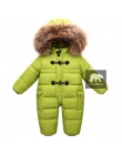 Orangemom kombinezon dzieci zima dziecko snowsuit + charakter futra, 90% kaczki dół kurtki dla dziewczynek płaszcze Zimowe Park 