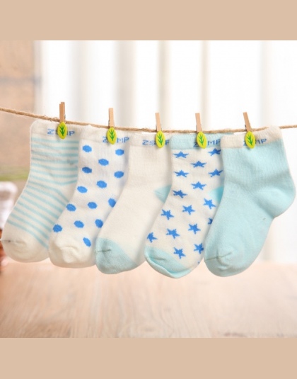(10 = 5 para części/partia) skarpetki bawełniane dla dzieci zestaw wiosna/jesień zima New baby podłogowe dla 0-10y AQW-R9