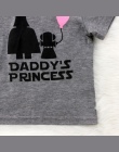 Tata Emmababy's Księżniczka Star Wars Wzór Dziewczynek Dzieci T-shirt 6 12 18 24 Miesięcy