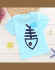 FHADST Moda Dla Dzieci 0-2 lat Chłopcy T shirt Z Krótkim Rękawem Niebieski zebra Casual tees Charakter Cute Animal Nowe Fajne Ba