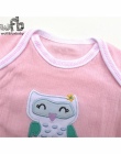 Detal 5 0-24months sztuk/paczka krótkim rękawem t shirt Dla Dzieci kreskówka Niemowlę noworodka ubrania dla chłopców dziewczyny 