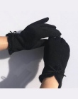 Nowa Marka Wysokiej Jakości Zimowe damskie Bawełniane Rękawiczki Wełniane Eleganckie Ciepłe Białe Pluszowe Łuk Glove Rękawice Ka