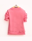 Lawadka Kreskówka Królik Dziecko Dziewczyny T-shirt Z Długim Rękawem Zespół Sportowe Koszulki dla Dziewczynek Bawełniane Ubrania