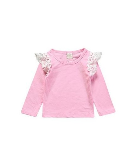 Newborn Maluch Latające Tee Ubrania Z Długim Rękawem Dla Dzieci T Shirt Śliczny Wiosna Jesień Koszulki Topy Dziewczynek Strój Bl