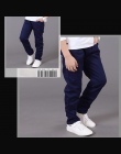 Chłopcy spodnie jeansy dla dzieci 2018 na co dzień Wiosny Stałe Bawełna Mid elastyczny Pas Spodnie dla Boy jeans Spodnie dla dzi