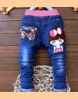 Cartoon Baby Boy Ubrania Jeansowe Spodnie W Pasie Na Co Dzień Drukowane Malucha Spodnie Dziewczęce Spodnie Jeansy Dla Dzieci do 