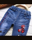 2018 wiosna moda dla dzieci chłopcy dżinsy dla dzieci odzież dla dzieci lato Chłopiec jeansowe Proste dżinsy spodnie na co dzień