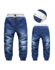 Wysokiej jakości grube zimowe ciepłe kaszmiru Chłopców dla dzieci spodnie dla dzieci spodnie dla dzieci dzieci dżinsy