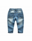 2018New Projekt chłopca Spodnie Wysokiej Jakości Dla Dzieci Stałe Wygodne Niełuskany Dżinsy Cotton100 % Solidna Leisure Spodnie 