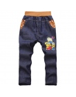 UNIKIDS Dzieci Moda Minion Odzież Chłopcy Spodnie Jeansowe Dla Dzieci spodnie Wąskie Dżinsy Spodnie Na Co Dzień