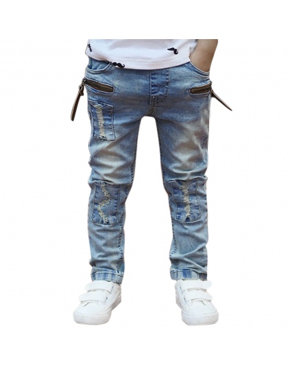 Ulica Mody Jasny Kolor Chłopców Dżinsy Miękkie Spodnie Denim Jeans Cowboy Projektanci Długie Spodnie Dla Dzieci Dla Chłopca Dory