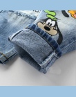 2018 Dzieci Dziewczyny Chłopcy spodnie Jeansowe Mickey długie spodnie jeansowe dla Chłopca Dziewczyna Denim Spodnie Kaczki Druku