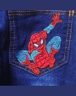 2017 Chłopców Dżinsy dla chłopców 2-8Yrs Dzieci Spiderman Jeansowe Spodnie dla Dzieci Odzież Wiosna Jesień Chłopiec Dorywczo Spo