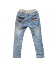 Najnowszy styl Światła-kolor miękkie spodnie jeansowe chłopcy jeans 2018 Wiosna Jesień moda dzieci jean dla wieku od 3 do 13 lat