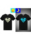 DMDM Świecenia ŚWINIA Krótkim Rękawem T-shirty Dla Chłopców Dziewczyny Superman Batman T Koszula Dzieci Boże Narodzenie Dziewczy