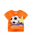V-TREE Letnie Dziecko Chłopcy T Shirt Cartoon Samochód Druku Bawełna Topy koszulki T Shirt Dla Chłopców Dzieci Dzieci Znosić Ubr