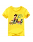 2018 Nowy Cartoon Dog Drukarnie Koszulki Dla Boy Dziewczyny Krótkim Rękawem 100% Bawełna T Koszula Dzieci Lato Tee Topy Odzież G