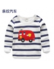 Chłopcy T-shirt Dla Dzieci Trójniki Baby Boy Dziecko Kreskówki Wiosną Dzieci Tee Długim Rękawem Szwy Bawełna Samochody Ciężarowe