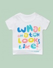 Zabawa Pomarańczowe Lato Baby Boy Dziewczyna Odzież Chłopcy Kreskówki Druku T Koszula Dzieci Bawełniane Topy T-Shirt Dla Dzieci 