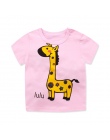 [Unini-yun] Moda Bawełna Kosmicznym Chłopcy Dziewczynki Koszulki Dzieci Dzieci Cartoon Print t shirt Dziecko Dziecko Topy odzież