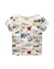 Nowy 2018 T Shirt chłopięcy Popularny Styl Bawełna Krótki rękaw T-shirt Drukowanie dzieci Cartoon Szare Dzieci Chłopców ubrania 