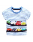 Chłopcy Lato Odzież Dla Dzieci T koszula 2018 Marka Tee Koszula Fille Bawełniane Topy Dzieci Odzież Zwierząt Wzór Baby Boy T-shi